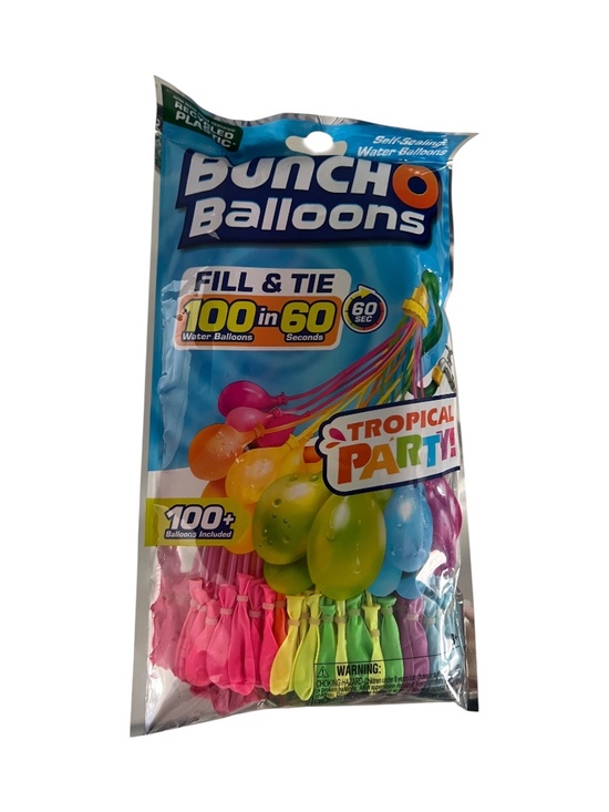 Zuru Other - Bunch O Balloons Tropical Party Rapid-Filling Self-Sealing Water Balloons, 100